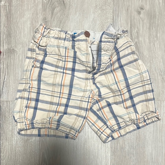 Plaid Shorts in Blue and Orange - Picture 1 of 1